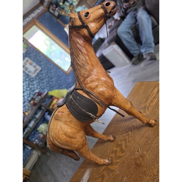 Other - 1980's Light Brown Paper‎ Mache Horse